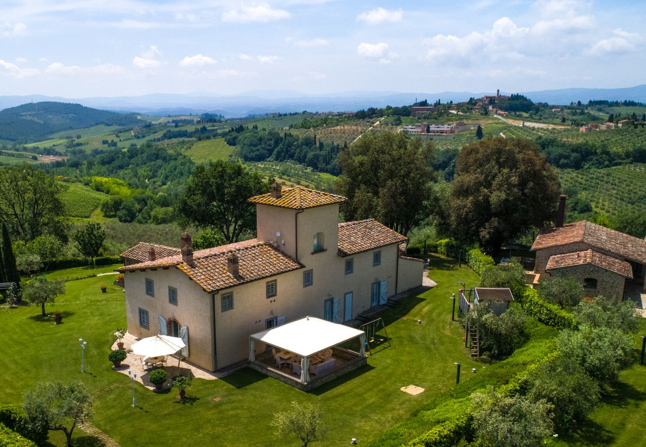 Villa in Tavarnelle Val di Pesa - Villa Tavernella with pool and spa