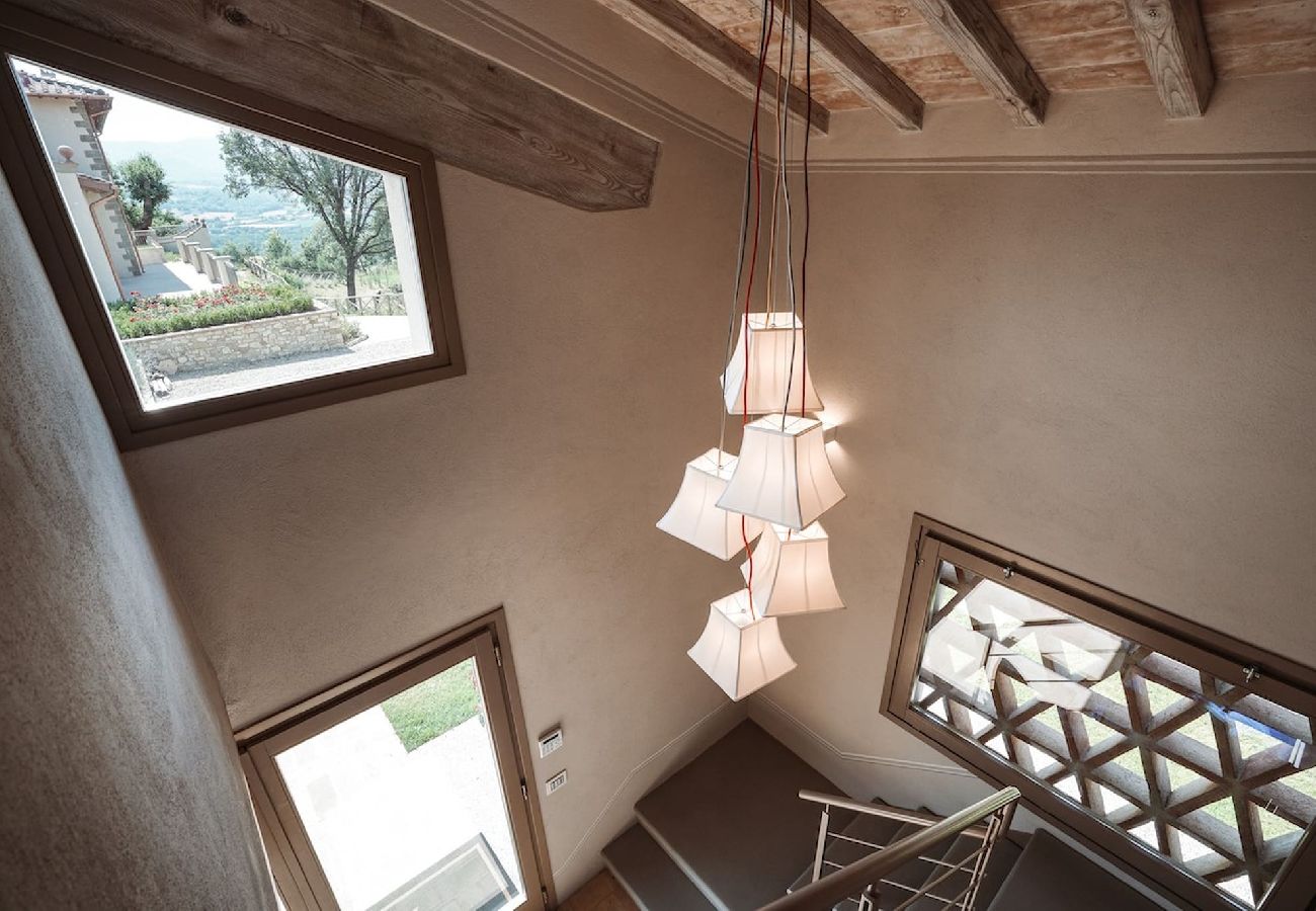 Villa in Reggello - Villa Ruota with views on the Tuscan countryside