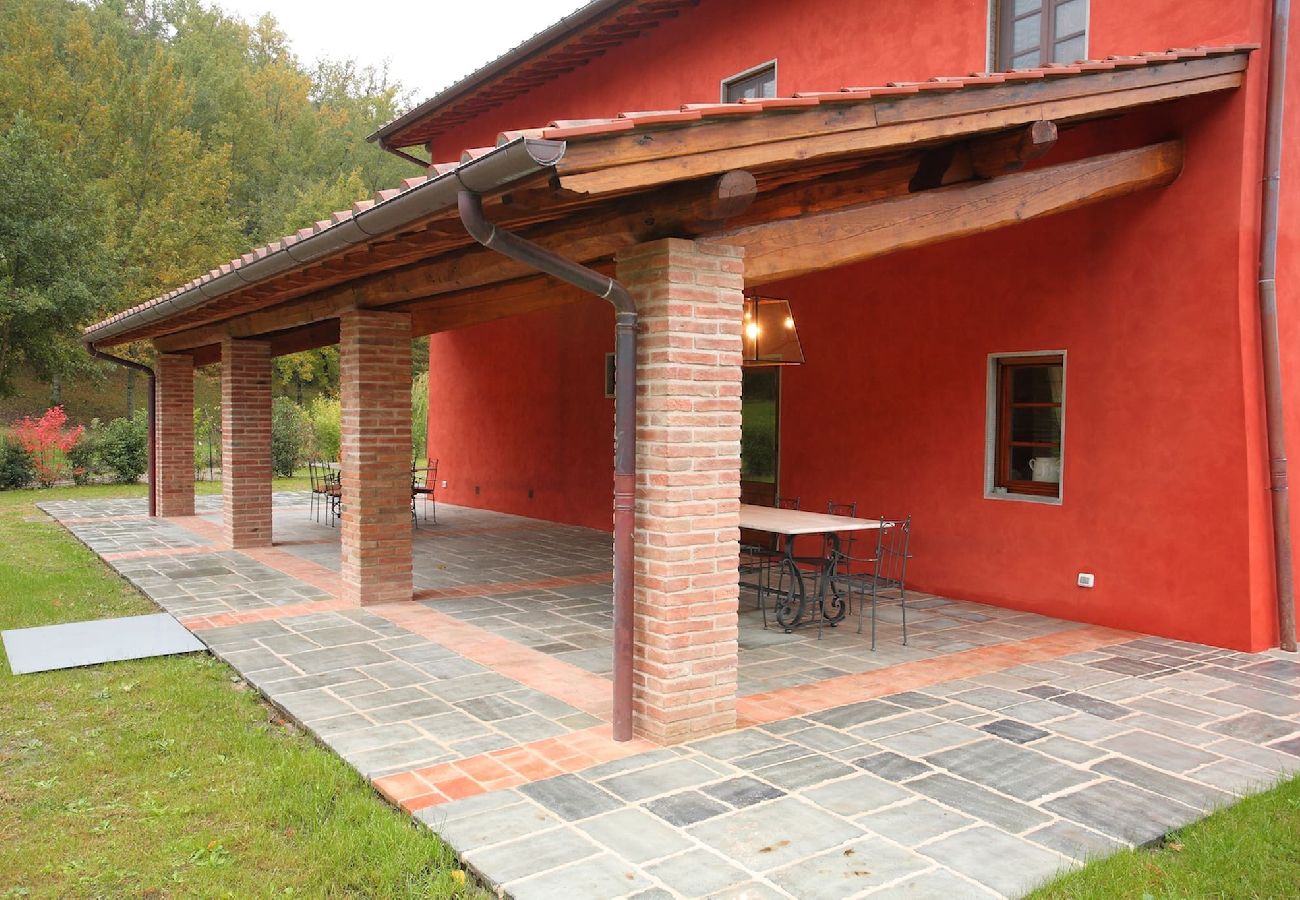 Villa in Reggello - Villa Casa Rossa in a scenic place. 16 people