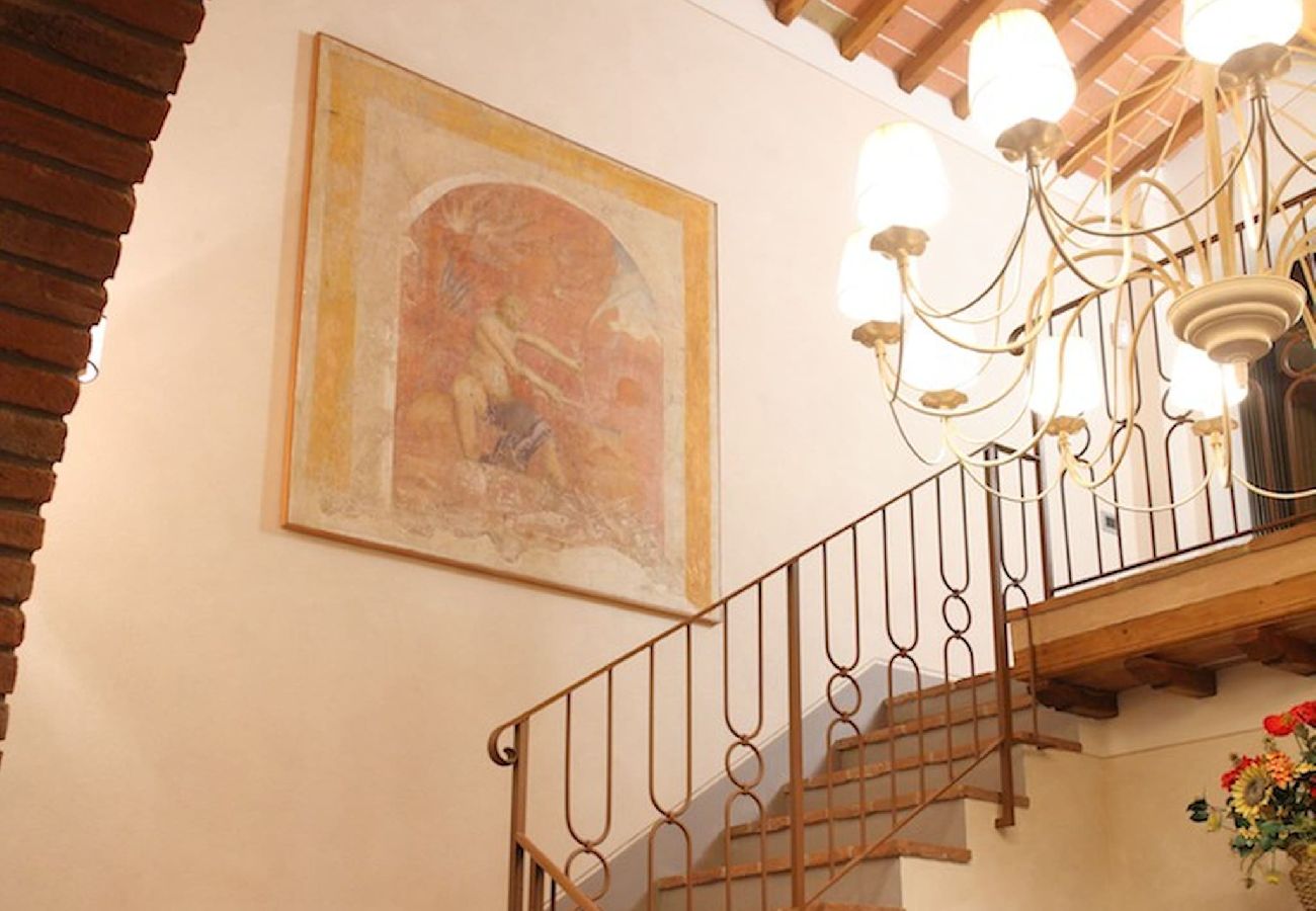 Villa in Reggello - Villa Casa Rossa in a scenic place. 16 people
